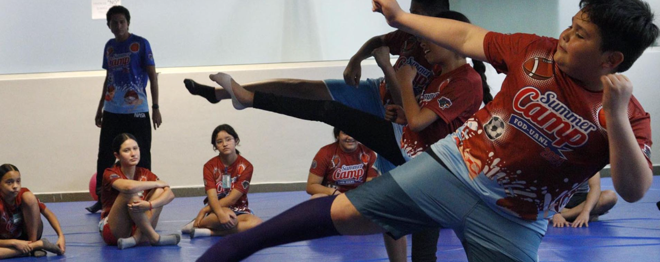 Viven niños verano deportivo en FOD